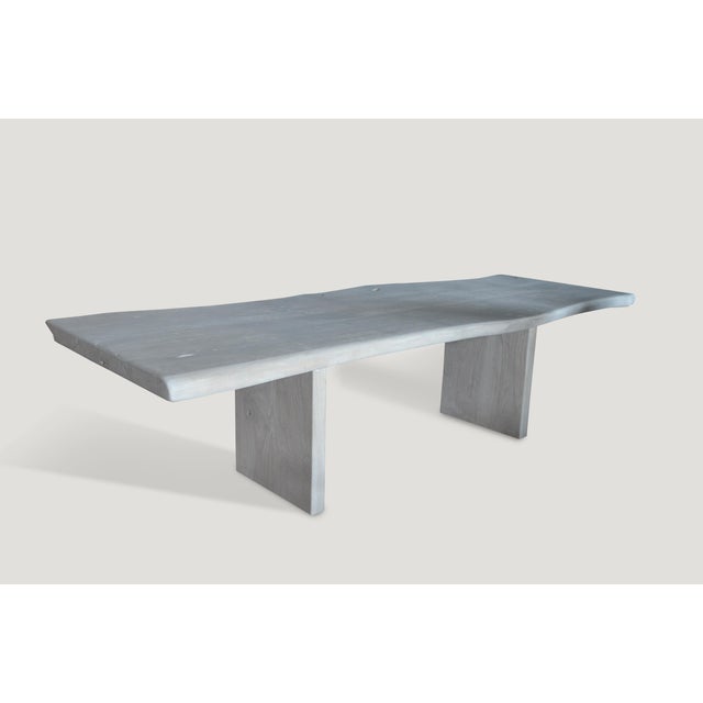 Contemporary Andrianna Shamaris St. Barts Teak Wood Dining Table For Sale - Image 3 of 6