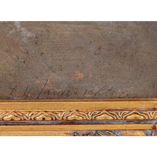 Austrian School Vienna Street Scene Oil on Board For Sale - Image 4 of 7