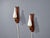 1960s 1960s Danish Modern, Wall Lights or Sconces, Teak, Brass, Opal Glass For Sale - Image 5 of 10