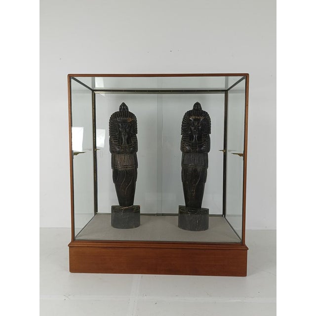 Step into the past and discover treasures in our antique shop/museum display cabinet. Recently refurbished with fabric at...