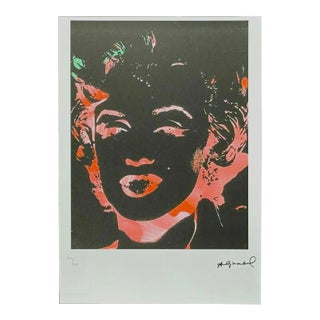 Andy Warhol Marilyn Monroe Signed Lithograph Limited # 22/125 Pop Art For Sale