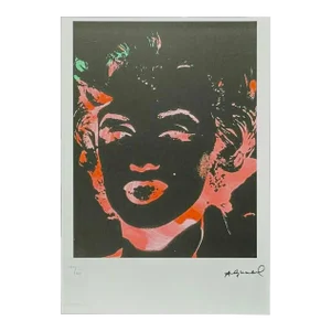 Andy Warhol Marilyn Monroe Signed Lithograph Limited # 22/125 Pop Art