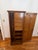 Antique Bench Made Oak Gun Cabinet For Sale - Image 9 of 11