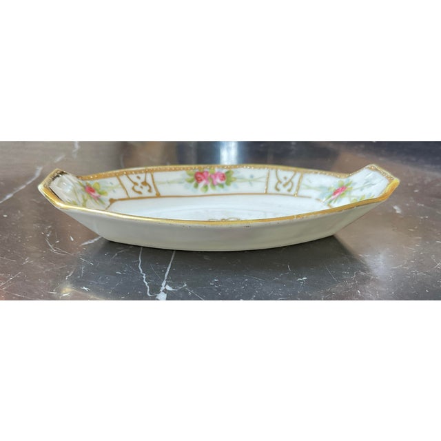 Antique Handpainted Nippon Porcelain Salt Cellars, Set of Six For Sale In Raleigh - Image 6 of 17