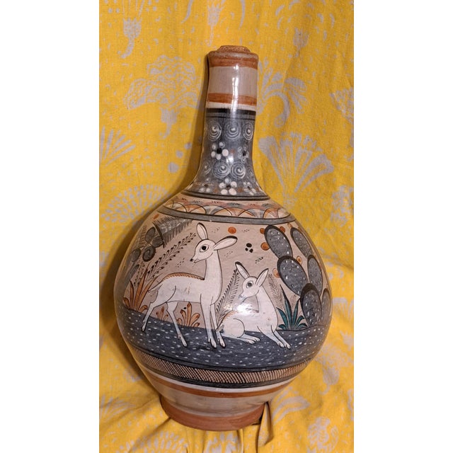 1960s Tonala Jal Mexico Handcrafted Mid Century Vase For Sale - Image 12 of 12