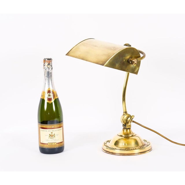 Vintage Art Deco Articulated Brass Desk Lamp, 1920s For Sale - Image 11 of 12