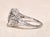 The Rebecca: Ladies 18 Karat White Gold Filigree engagement ring set with 1.30 Carat European Cut Diamond For Sale - Image 4 of 13