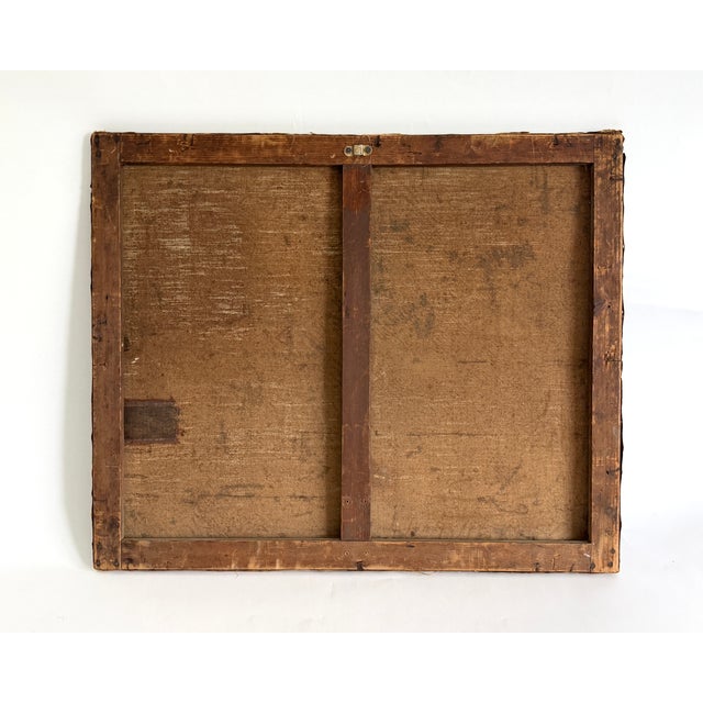 Late 19th Century Late 19th C French Landscape Oil Painting For Sale - Image 5 of 5