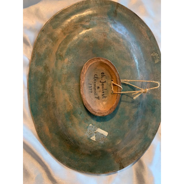 Late 19th Century Faience Decorative Plate For Sale - Image 9 of 10