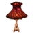 Vintage Rustic European Porcelain Lamp For Sale
