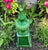 English Green Glazed Ceramic Garden Finial, C. 1950 For Sale - Image 6 of 18