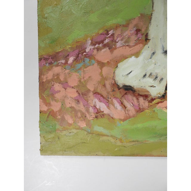 Contemporary Contemporary Expressionist White Tree Landscape Painting For Sale - Image 3 of 7