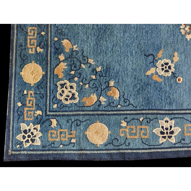 Textile Early 20th Century Chinese Peking Carpet For Sale - Image 7 of 9