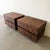 Brown Pair of Vintage Mid Century Modern Burlwood Nightstands 1970s For Sale - Image 8 of 10