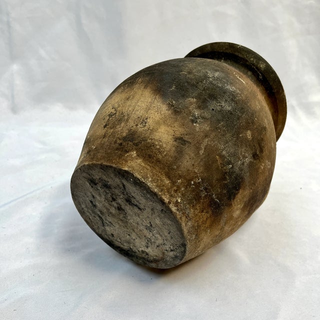 Ceramic Antique Turkish Handcrafted Pottery Pitcher For Sale - Image 7 of 11