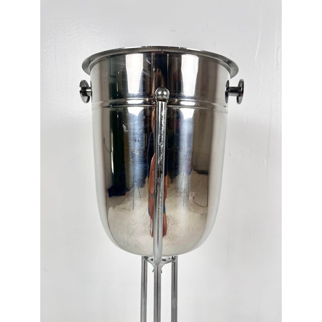 Mid 20th Century Champagne Bucket With Stand For Sale - Image 4 of 12