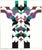 Set of four Totem paintings on paper by Pacific Northwest artist Mike Bathum (1940-2025). Acrylic painting on heavy paper,...