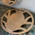 Metal Southern Pineapple Brass Trivet Coasters - a Pair For Sale - Image 7 of 9