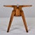Found in Italy, this vintage walnut table with glass top dates from the late 1960s/early 1970s. The walnut base of the...