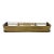 Large Antique Brass Fireplace Fender/ Surround/ Shelf For Sale