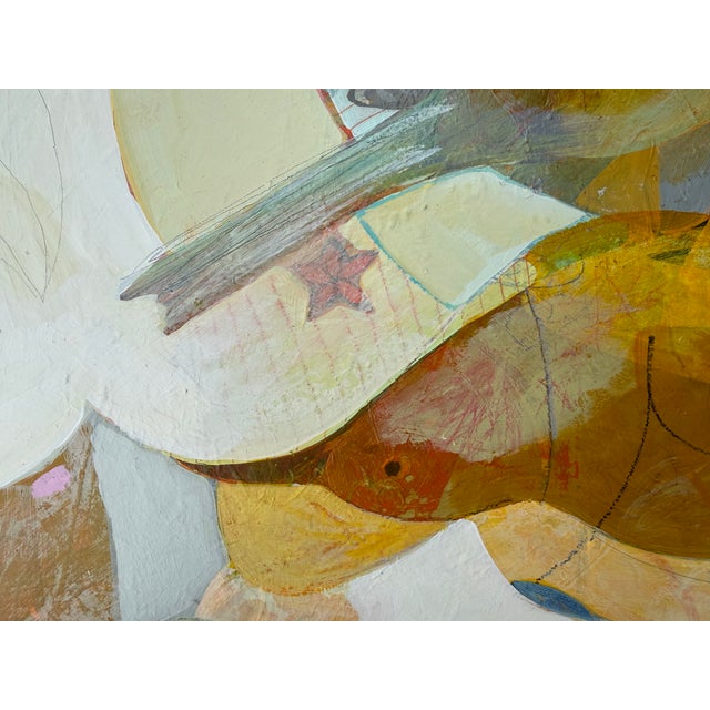 “Thrashers and Flowers” a Fun Bird Painting by LWren Walraven For Sale - Image 4 of 16