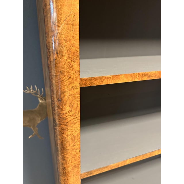 Antique Walnut Open Bookcase For Sale - Image 3 of 15