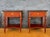 Elegant pair of French bedside tables in the Louis XVI style, dating from the 20th century. Each table is crafted in solid...