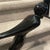 1990s Vintage Vanguard Studios Man Woman 16" Sculpture Black Ceramic Statue Figurine For Sale - Image 5 of 8