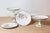 Mid 20th Century English Porcelain Compotes and Plates with Floral Décor and Gilt Trim For Sale In Atlanta - Image 6 of 12