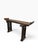 Vintage Chinese Ming Style Hardwood Altar Console Table With Brass Studs & Fretwork For Sale - Image 4 of 15