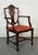 Wood Set of Victorian Hepplewhite Carver Hallway Side Chairs For Sale - Image 7 of 18