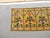 Boho Chic Vintage Yellow and Black Embroidery Suzani Textile Panel. For Sale - Image 3 of 4