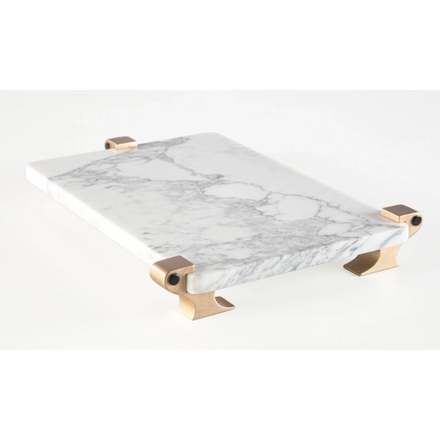 Pardalis Rectangle Marble Tray For Sale - Image 4 of 9