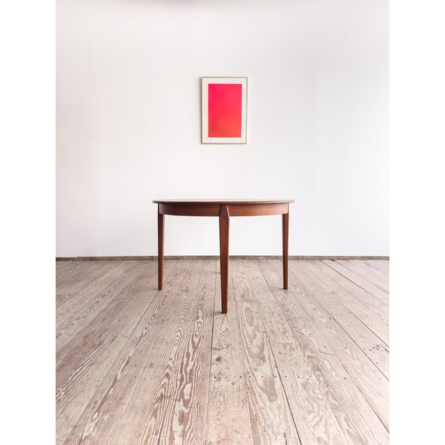 Round Extendable Teak Dining Table from Sigh & Søns Møbelfabrik For Sale - Image 9 of 18
