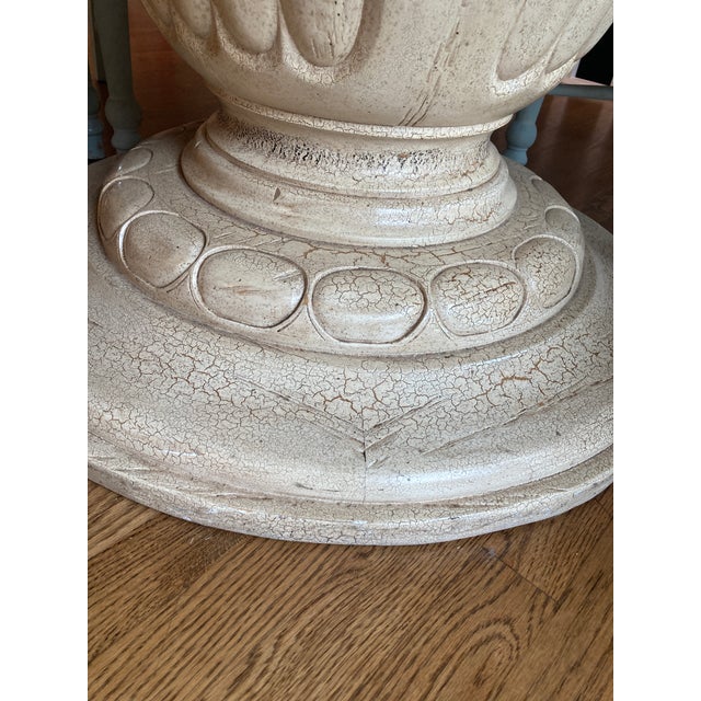 60” Round Bausman Furniture Company Hardwood Pedestal Table For Sale In Washington DC - Image 6 of 8