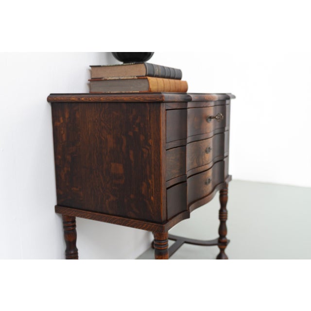 Antique Danish Oak Chest of Drawers, 1910s For Sale - Image 16 of 18