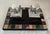 Antique Victorian Ashford Black Marble Pietra Dura Twin Inkwell Stand, 1865 For Sale - Image 4 of 18