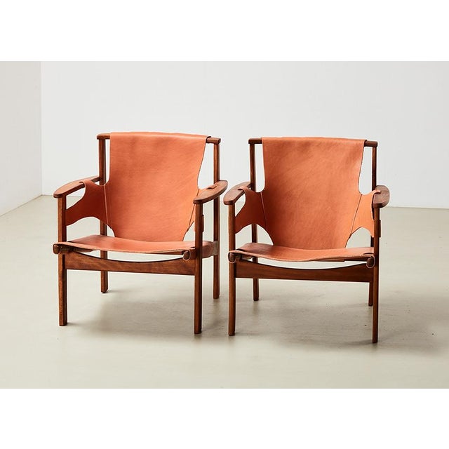Mid-Century Modern Vintage Trienna Lounge Chairs by Carl-Axel Acking for Nordiska Kompaniet, Sweden, 1960s, Set of 2 For Sale - Image 3 of 11