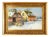 Vintage Winter Scene Painting by George Skodstrup For Sale