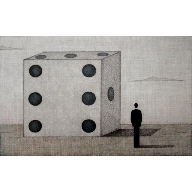 Joanna Wiszniewska Domańska, the Lucky Game, 2013, Etching and Paper For Sale