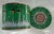 Early 20th Century Antique Chinese Export Porcelain Famille Verte “Boc Choy Leaf” Pattern Canister With Lid. For Sale - Image 5 of 12