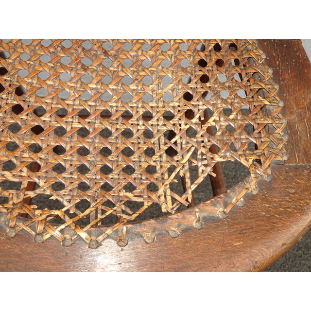 Antique Barstool Cane Childs High Chair ~ French Farm House Chic For Sale - Image 11 of 12
