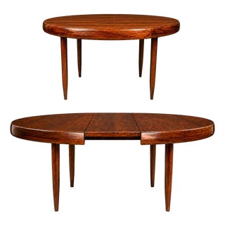 Extendable Rosewood Dining Table by Jorge Jabour, Brazilian Modern, 1950s For Sale