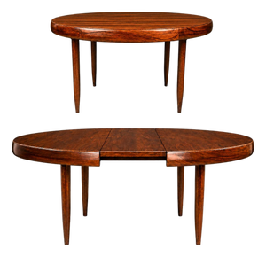 Extendable Rosewood Dining Table by Jorge Jabour, Brazilian Modern, 1950s
