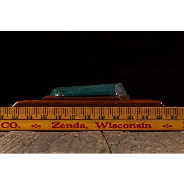 Vintage Figural Wood and Copper Roadster Tobacco Box For Sale In Chicago - Image 6 of 6