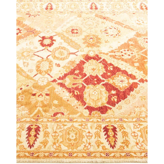 Solo Rugs Eclectic, One-of-a-Kind Hand-Knotted Area Rug - Ivory, 4' 1" x 6' 2" For Sale - Image 4 of 8