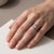 An Art Deco solitaire ring from circa 1920 in 18k gold and old-cut diamond of approximately 0.70 carats, estimated F/G...