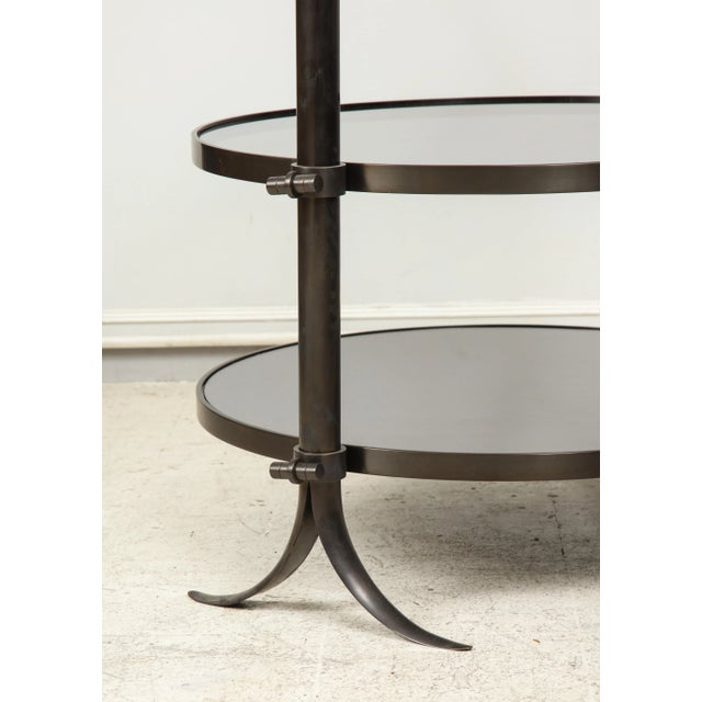 Early 21st Century Bespoke Bronze Tulip Tables by Amir Khamneipur - a Pair For Sale - Image 5 of 9