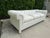 Vintage American Postmodern sofa by Fine Arts Furniture of New York, featuring a sculptural channel-back form, generously...