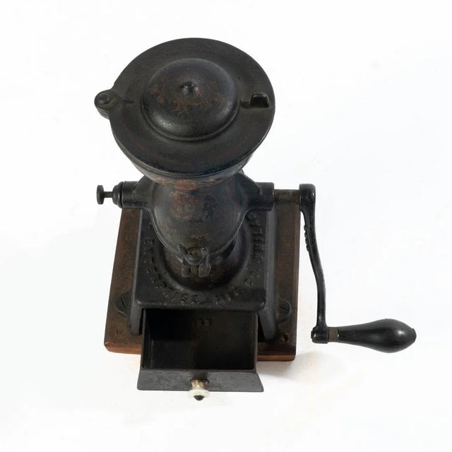 Farmhouse Antique Enterprise No. 1 Coffee Grinder For Sale - Image 3 of 12